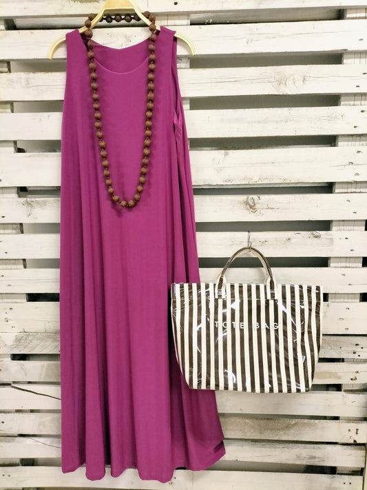 Vestido Buganvilla punto suelto frío - botanikamoda