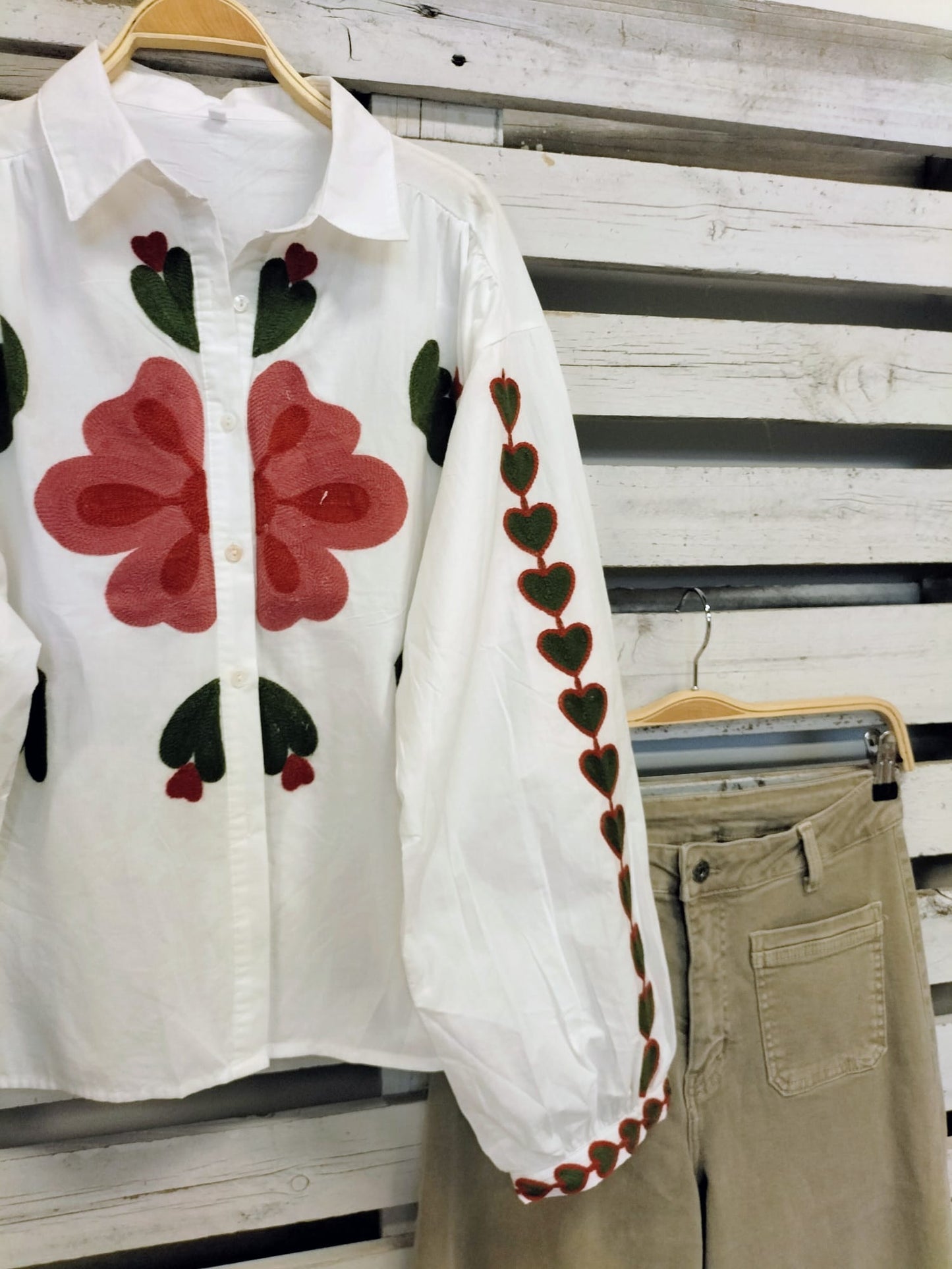 Camisa Bordados Valentina