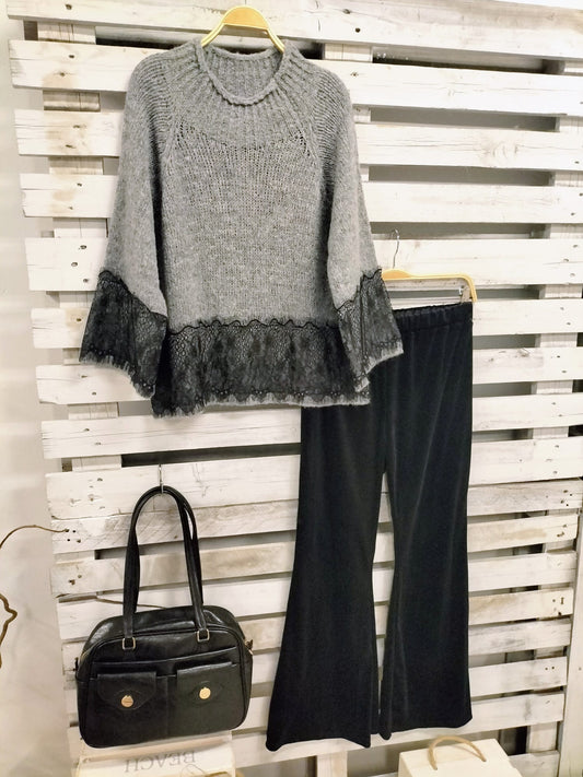 Pantalón Yeye Velvet Negro