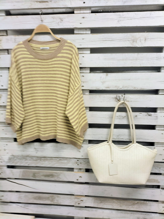 Jersey stripes amarillo - botanikamoda