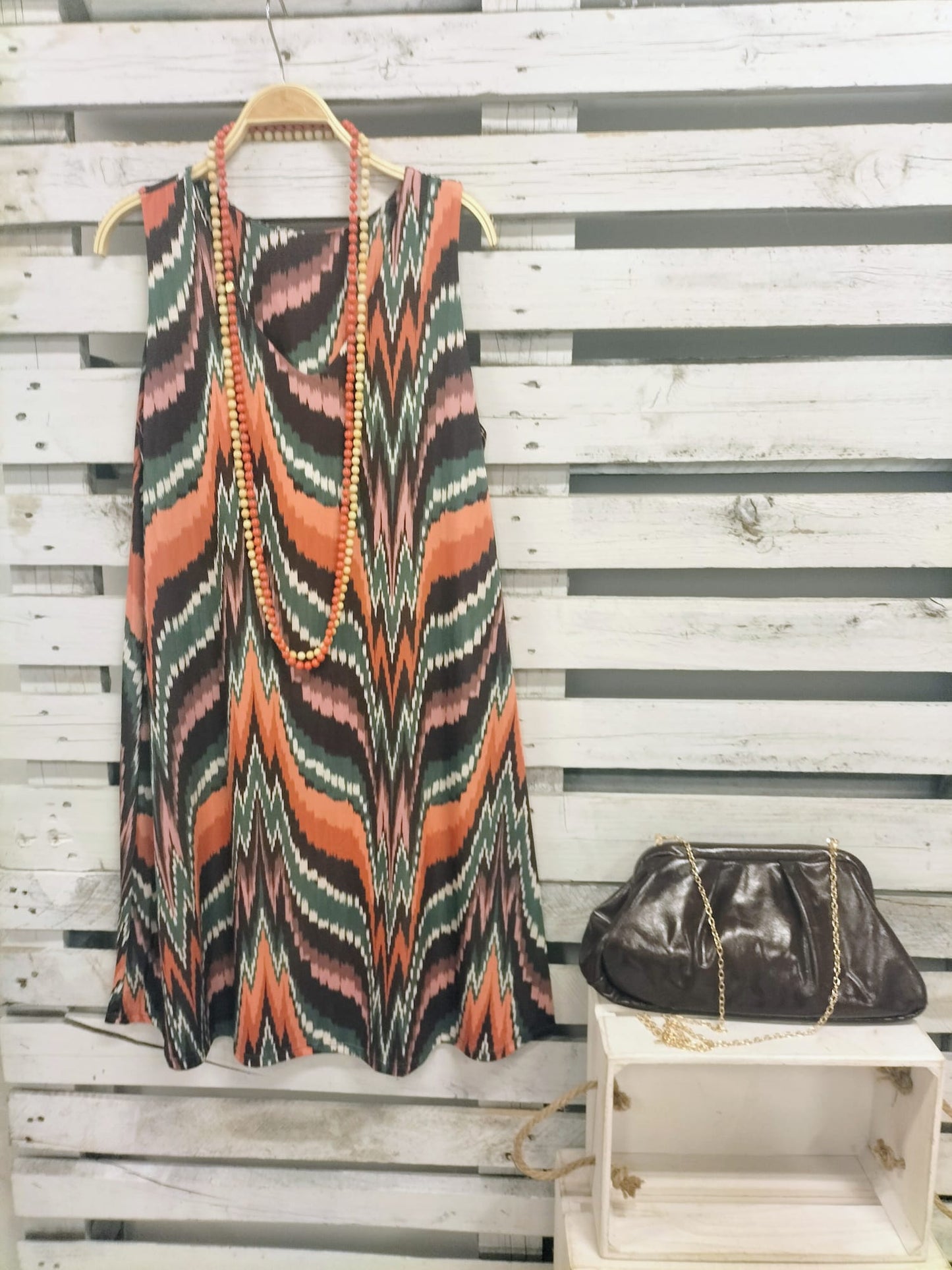 Vestido punto suelto Sunset