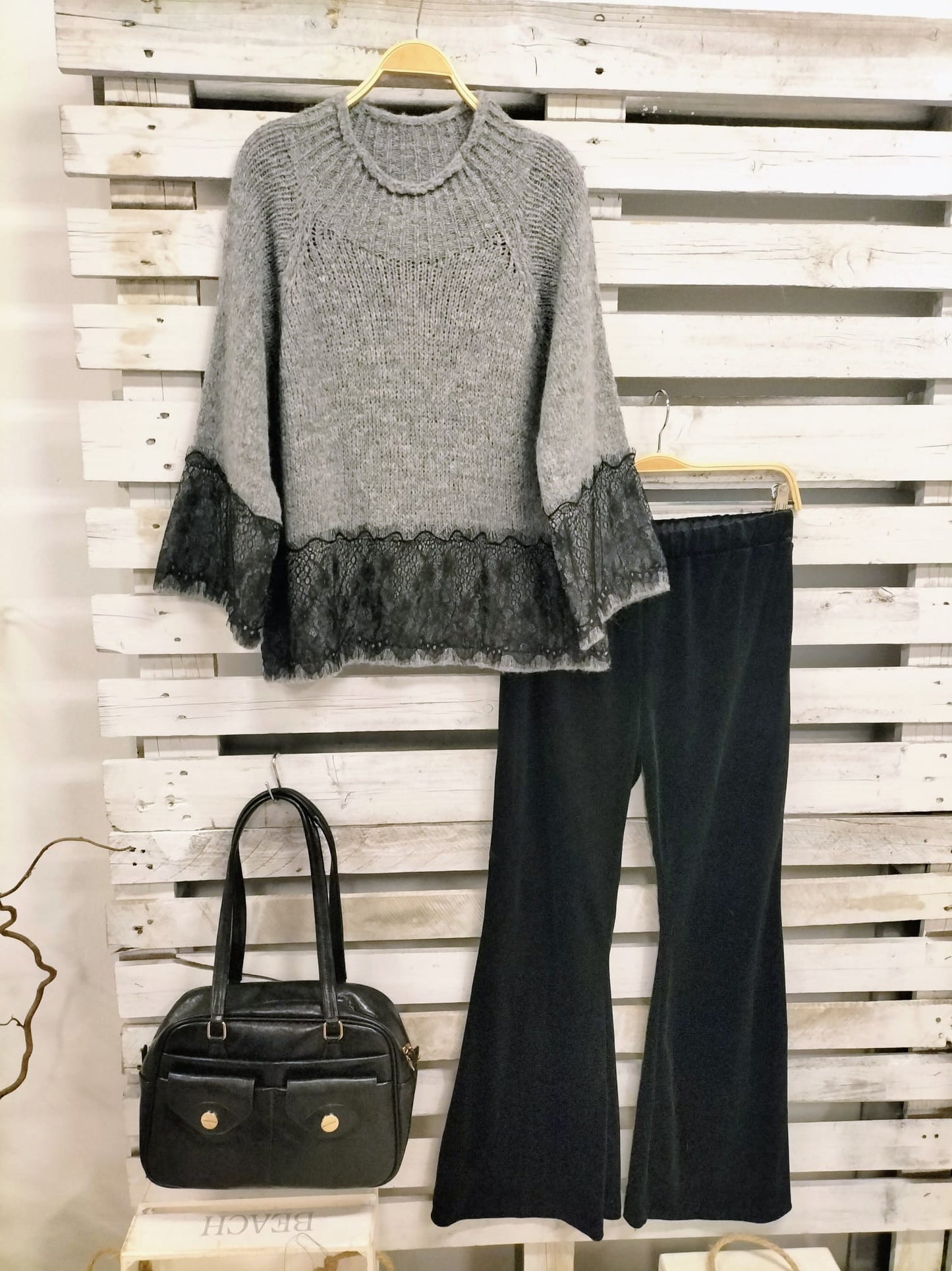 Pantalón Yeye Velvet Negro