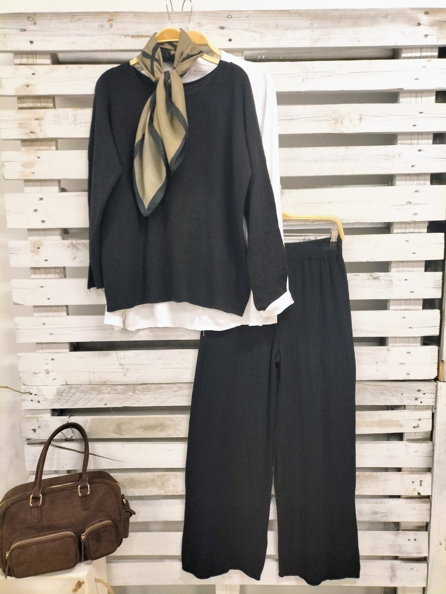 Pañuelo Textura combinado 2 colores