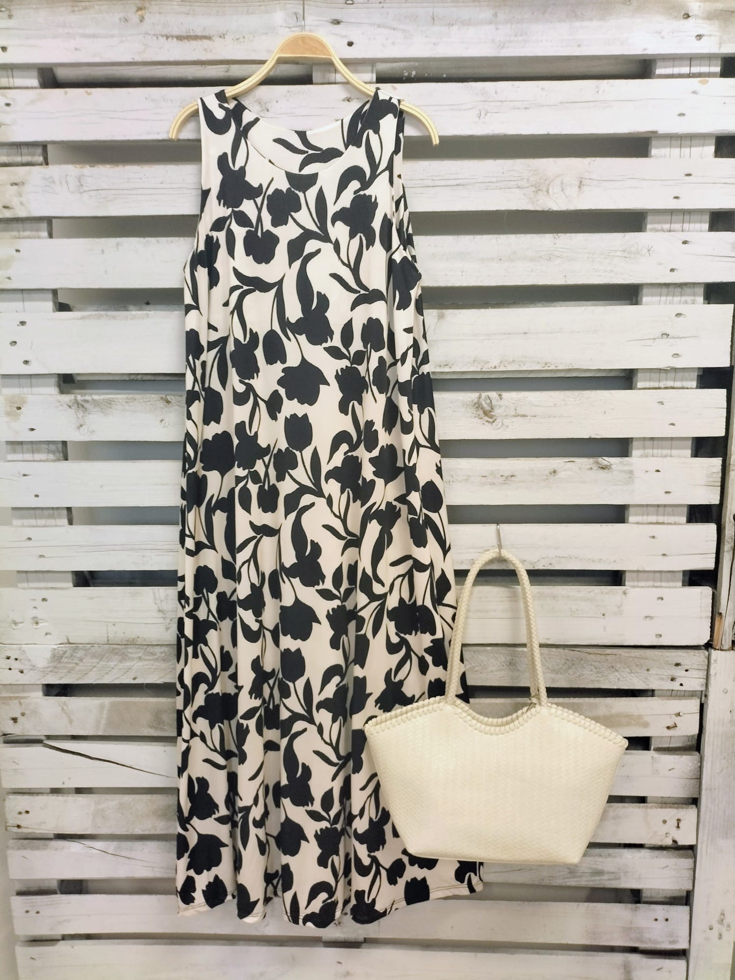 Vestido Bicolor punto suelto - botanikamoda