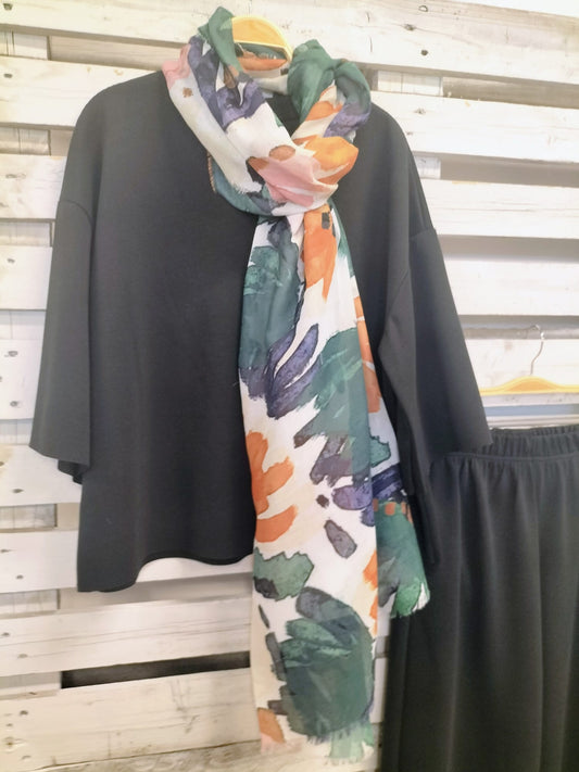 Maxi Fular Zig colors - botanikamoda