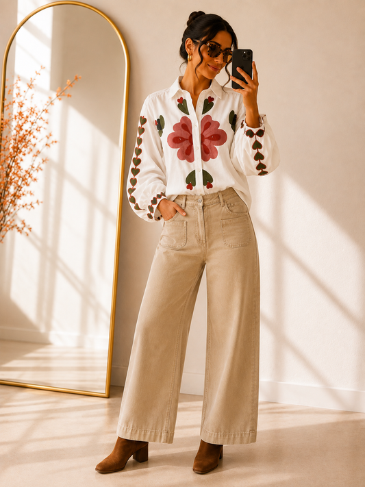 Camisa Bordados Valentina