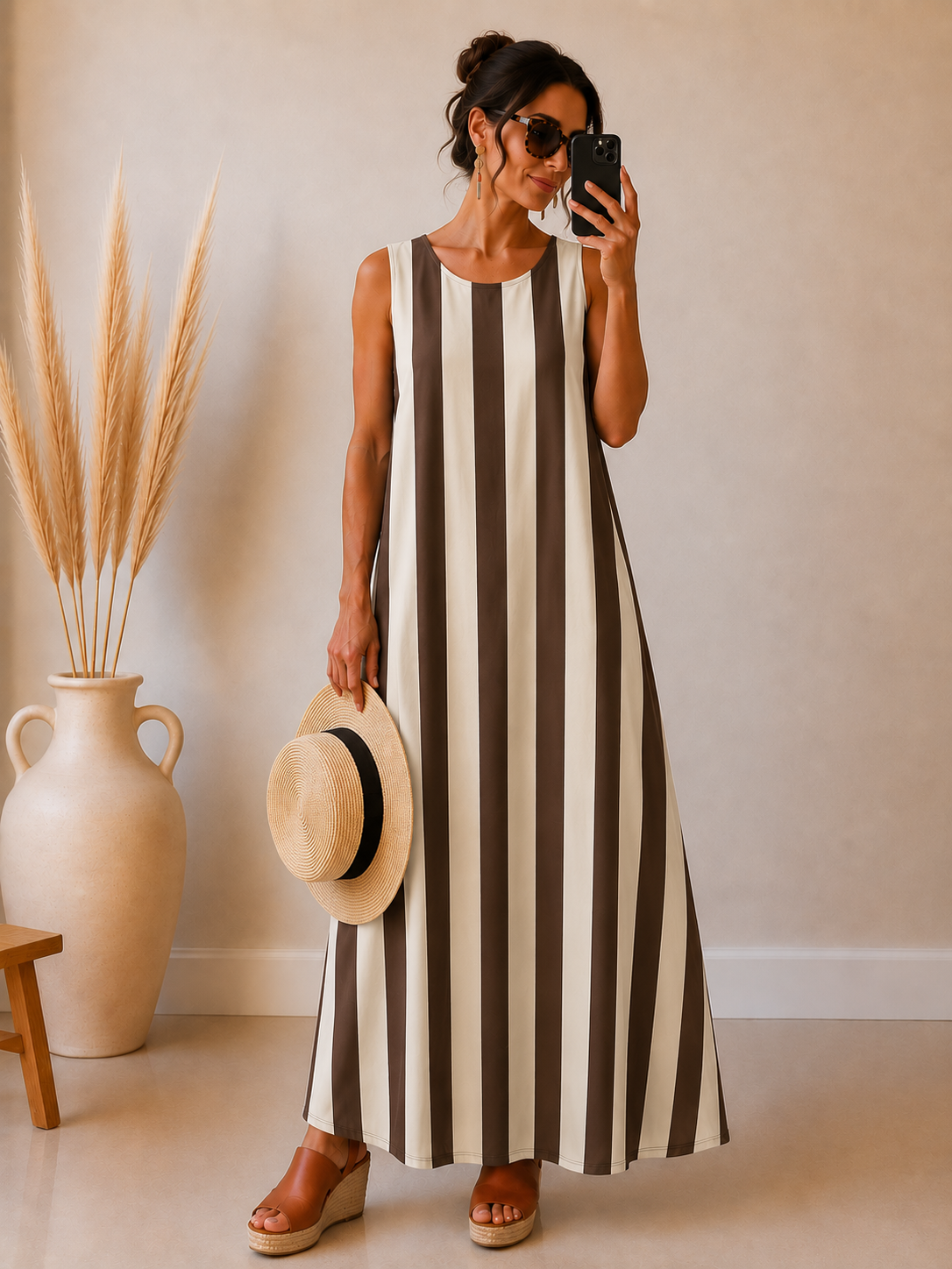 Vestido punto Suelto Stripes - botanikamoda