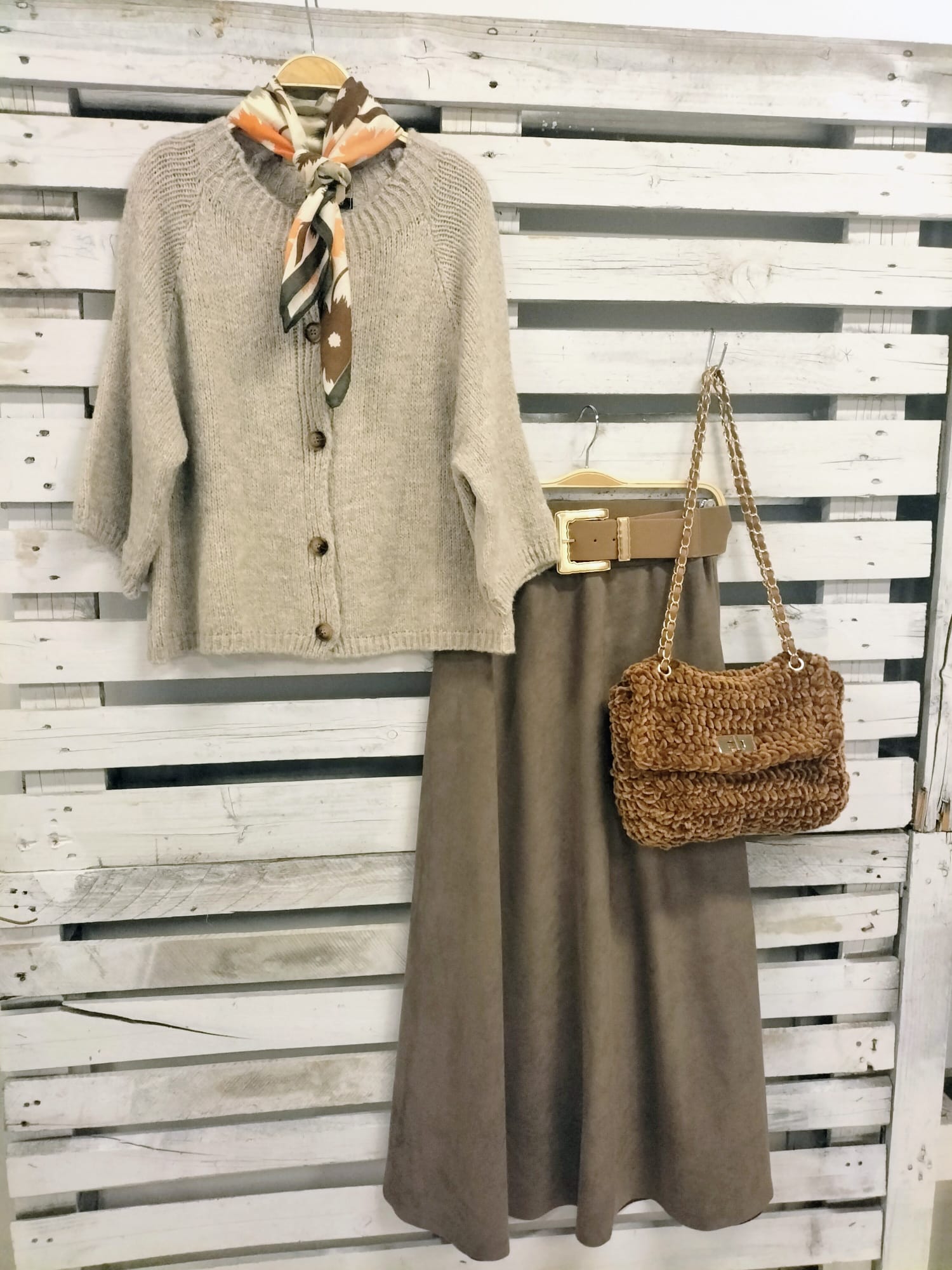 Chaqueta adorable tostado - botanikamoda