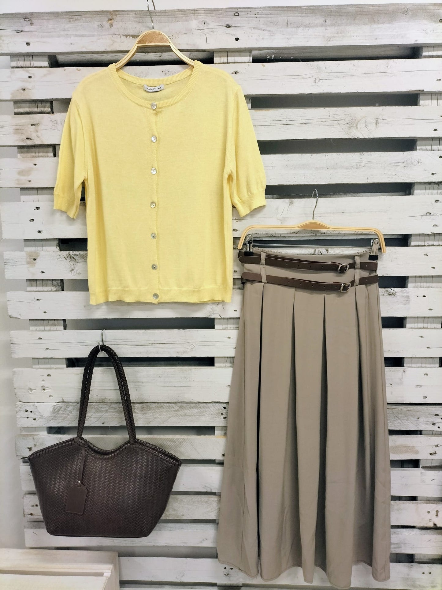 Chaqueta Piluca amarillo - botanikamoda