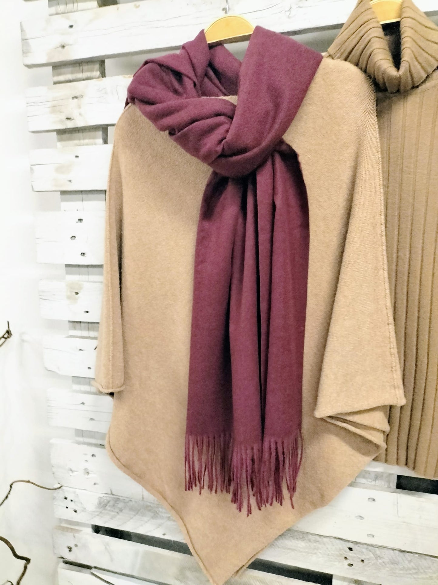 Bufanda  buganvilla abrigada