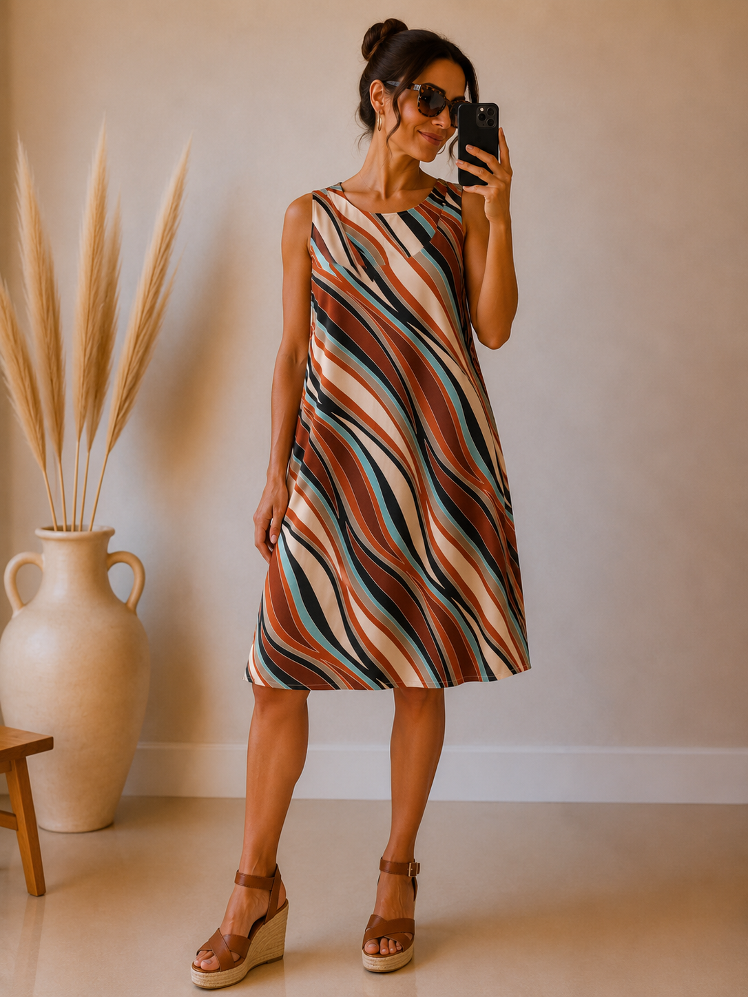 Vestido punto suelto Creta