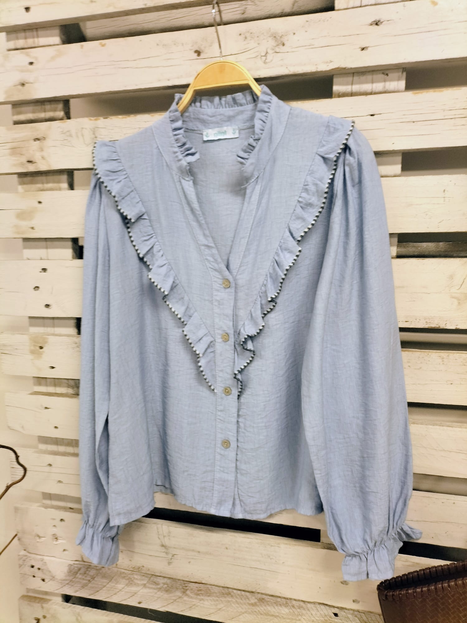 Blusa Mara celeste - botanikamoda