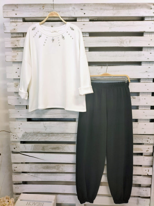 Pantalón Oslo Negro - botanikamoda