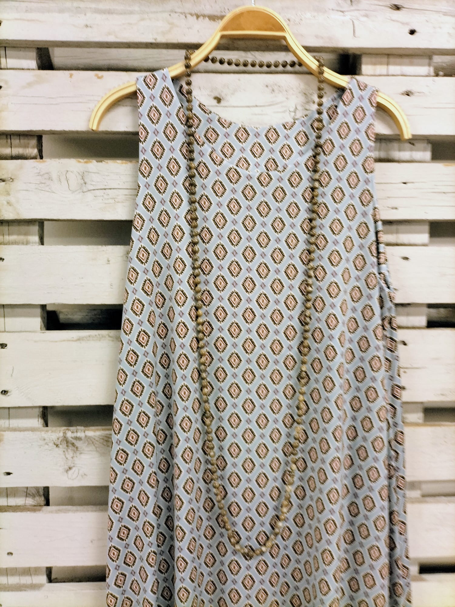Vestido May punto frio celeste - botanikamoda