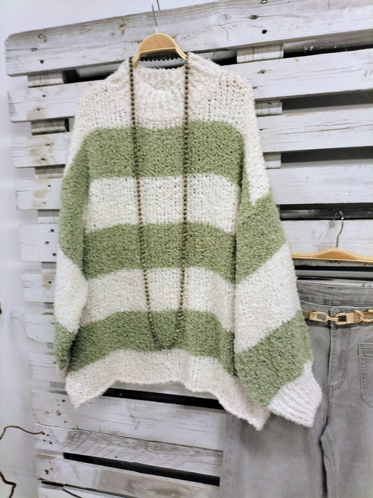 Jersey Over Cream Verde claro