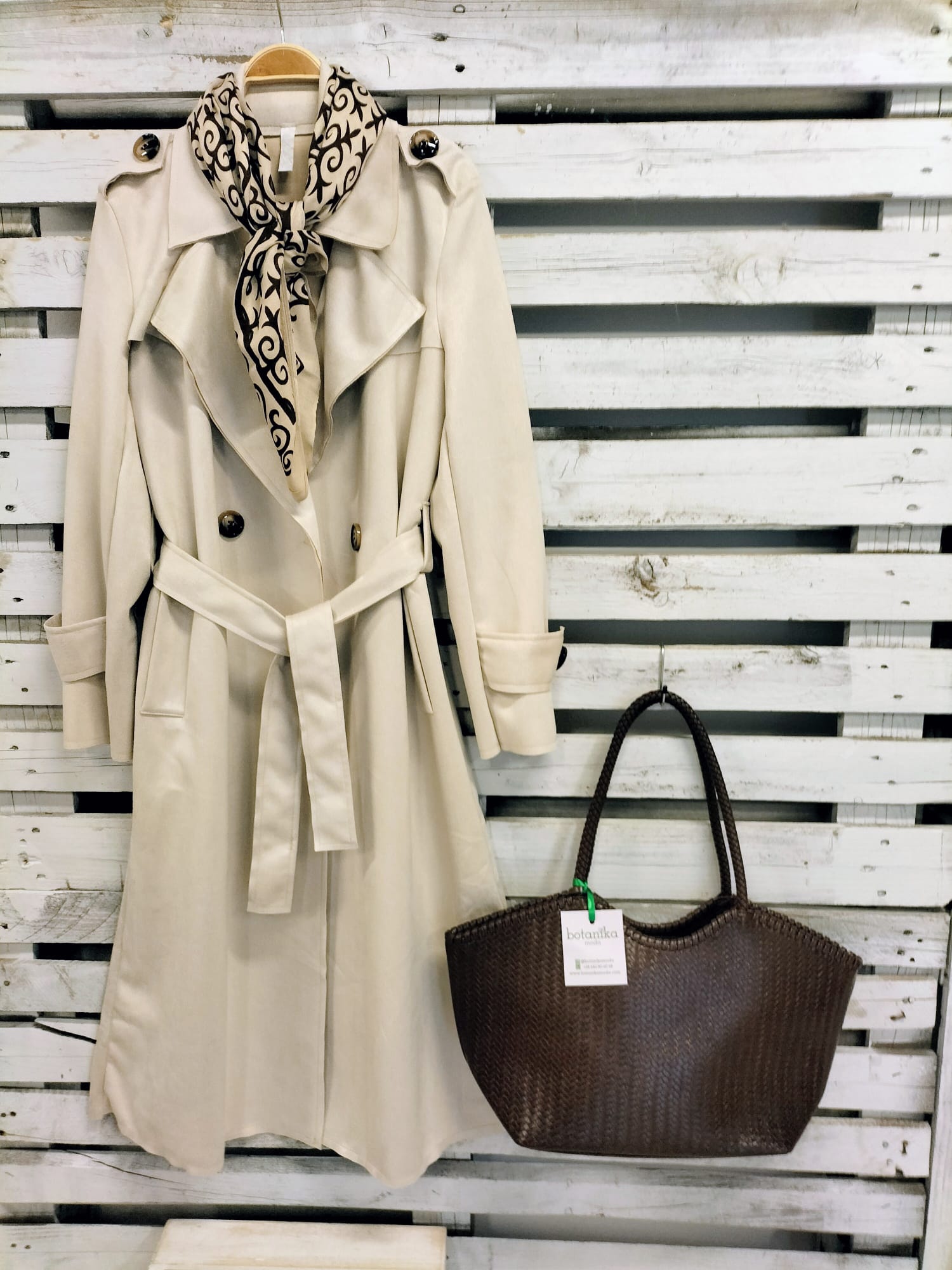 Trench Joya Ante - botanikamoda