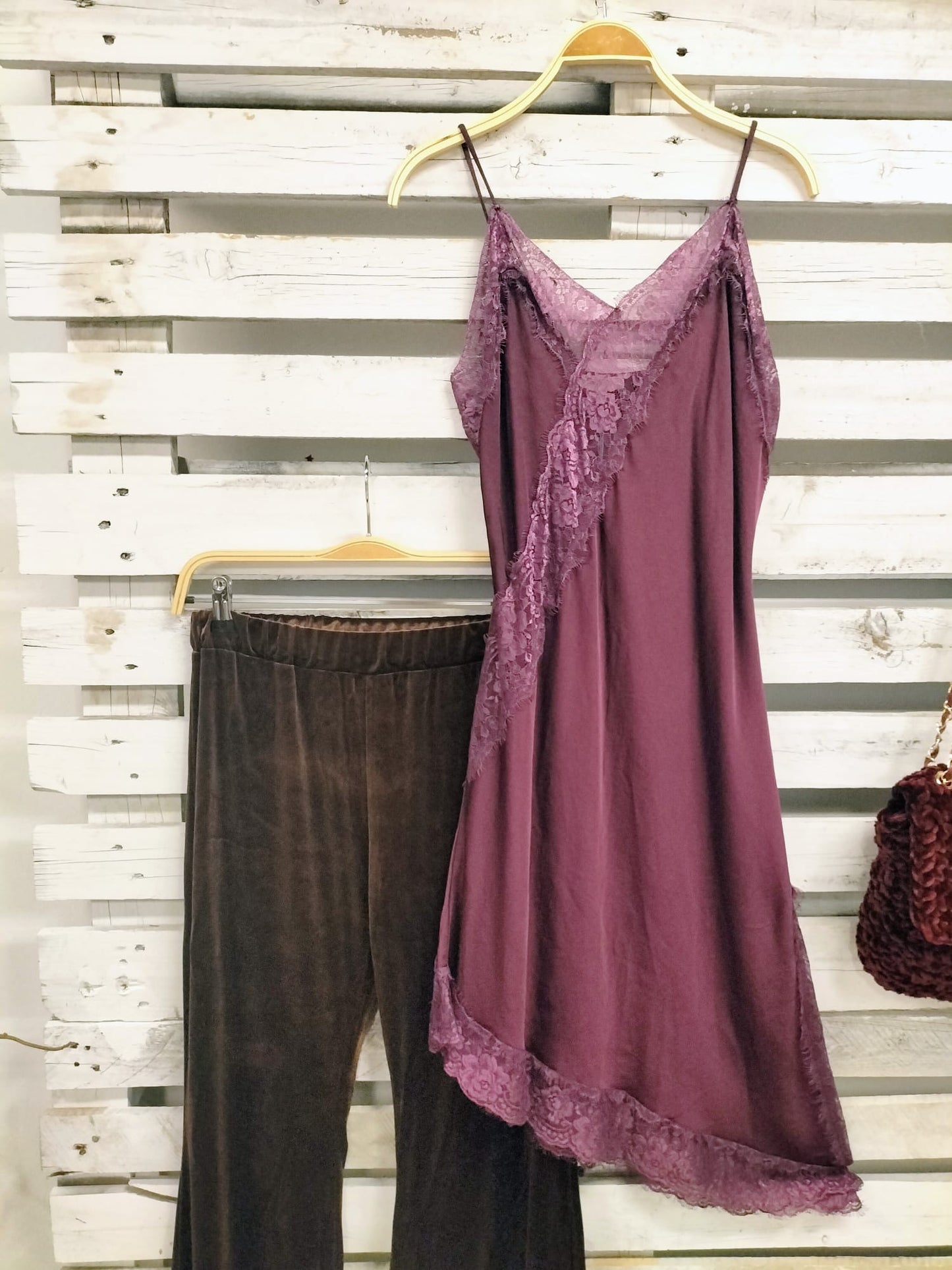 Pantalón Yeye Velvet Choco