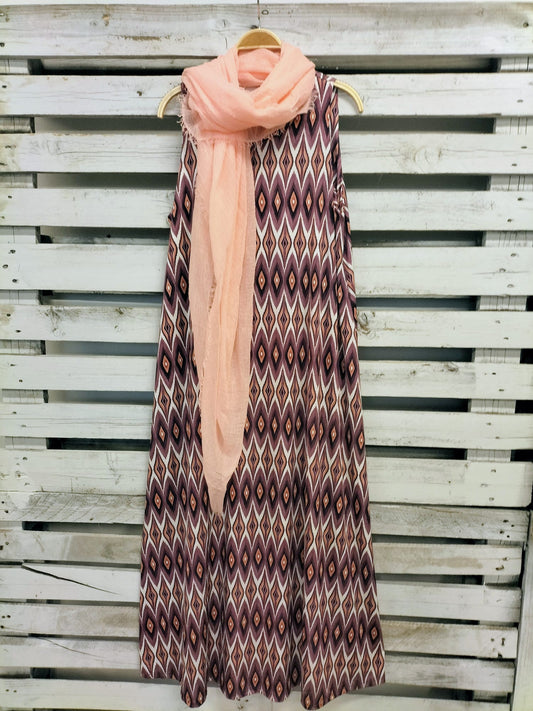 Fular Nature melocotón - botanikamoda