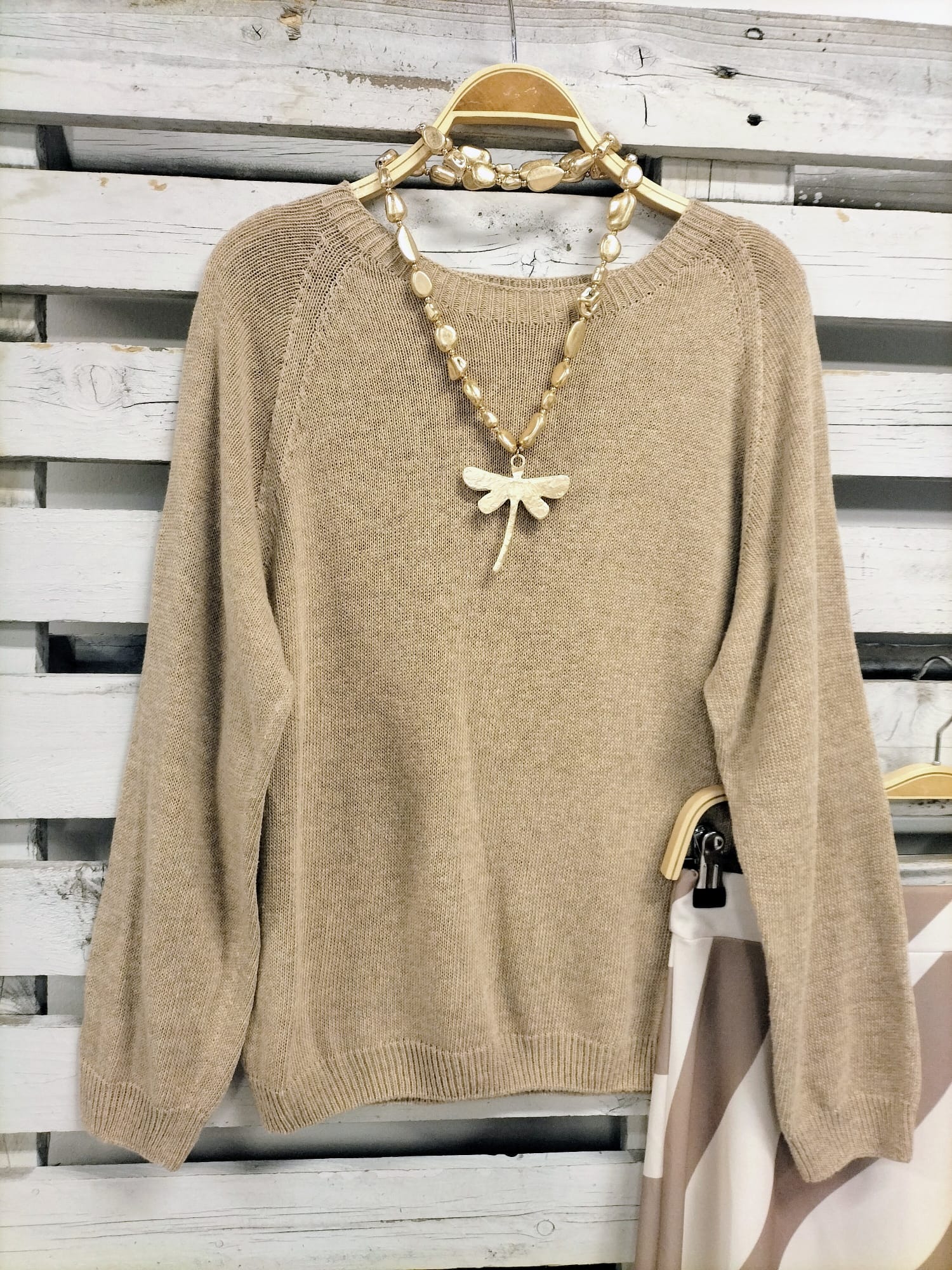 Jersey Natural Tostado - botanikamoda