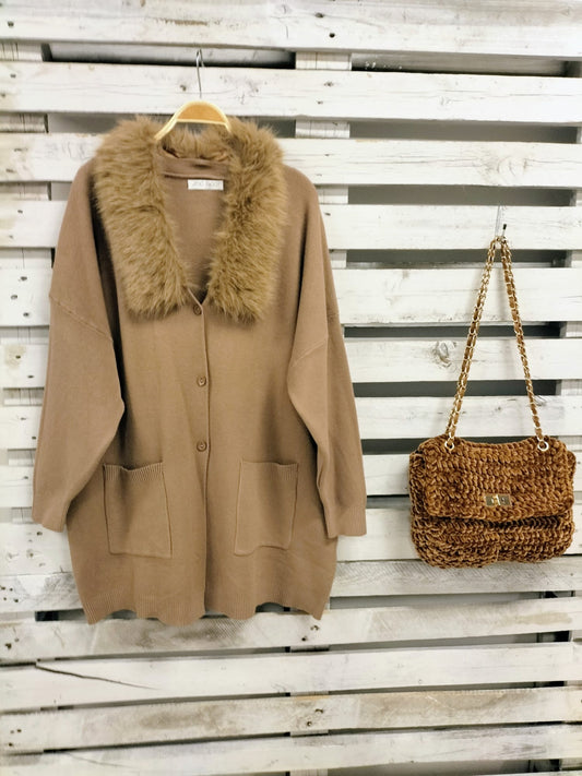 Cardigan Joya cuello desmontable