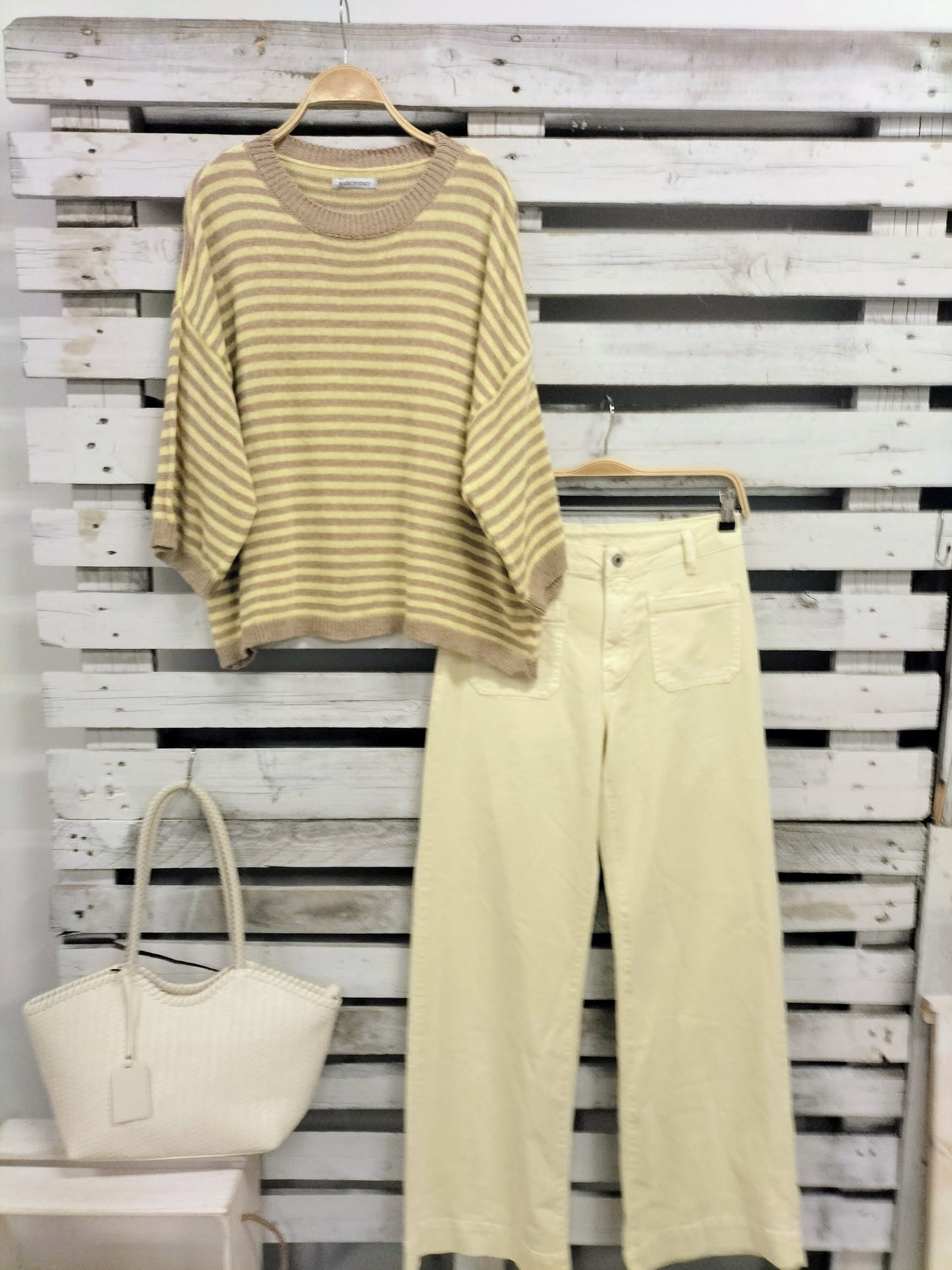 Jersey stripes amarillo - botanikamoda