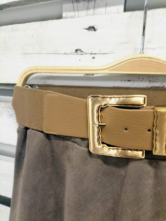 Cinturón Ágata camel